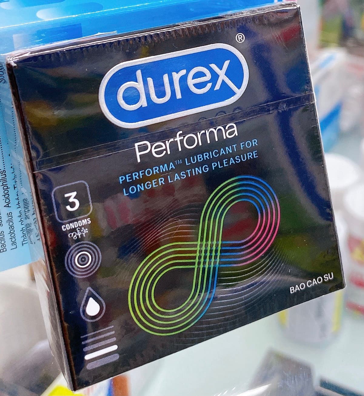 Bao Cao Su Durex Performa Hộp 3 Cái